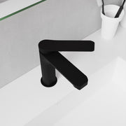 Anzzi L-AZ900MB-CH L-AZ900 Series Single Handle Single Hole Bathroom Faucet with Pop-Up Drain Matte Black - view 6