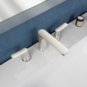 Anzzi L-AZ902MB-BN L-AZ902 Series 2-Handle 3-Hole 8 in. Widespread Bathroom Faucet with Pop-Up Drain Brushed Nickel - view 6