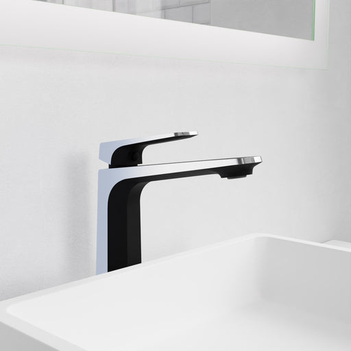 Anzzi L-AZ904MB-CH L-AZ904 Series Single Handle Single Hole Bathroom Vessel Sink Faucet with Pop-Up Drain Matte - view 2