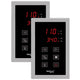 Dual Touch Control Panel in Brushed Nickel