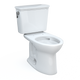 TOTO CST786CEFG.10#01 Drake Transitional Two-Piece Elongated 1.28 GPF Universal Height TORNADO FLUSH Toilet with 10 Inch Rough-In and CEFIONTECT, Cotton White