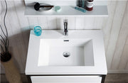 Moreno Bath FSLAKE30-BLK Lake 30" Freestanding Modern Vanity with Matte Black Stainless Steel Frame - view 10