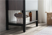 Moreno Bath FSLAKE30-BLK Lake 30" Freestanding Modern Vanity with Matte Black Stainless Steel Frame - view 2