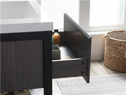 Moreno Bath FSLAKE30-BLK Lake 30" Freestanding Modern Vanity with Matte Black Stainless Steel Frame - view 3