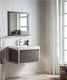 Moreno Bath LAKE30F-CHR Lake 30" Wall Mounted Modern Vanity with Chrome Frame