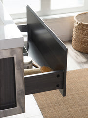 Moreno Bath LAKE36F-CHR Lake 36" Wall Mounted Modern Vanity with Chrome Stainless Steel Frame - view 4