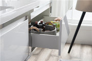 Moreno Bath LAKE72F-CHR Lake 72" Wall Mounted Modern Vanity with Chrome Stainless Steel Frame - view 9
