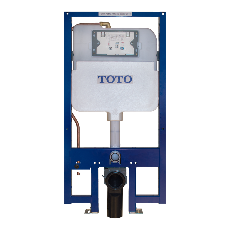 TOTO WT172M DuoFit In-Wall Toilet Tank with Dual-Max Dual-Flush 1.28 and 0.9 GPF System with Copper Supply