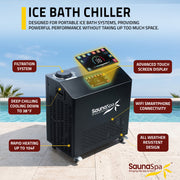 K-Plunge Kodiak 1-Person Inflatable Cold Plunge and Hot Tub