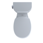 TOTO CST243EF#01 Entrada Two-Piece Round 1.28 GPF Universal Height Toilet, Cotton White - view 6