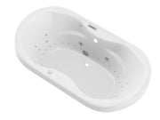 Atlantis Whirlpool 4170IDRX Indulgence 41 x 70 Oval Air & Whirlpool Jetted Bathtub with Center Drain in White
