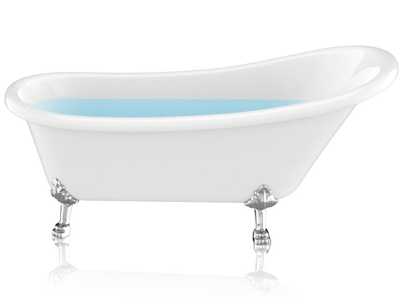 Anzzi FT-CF131LXFT-CH Clawfoot Series Freestanding Bathtub