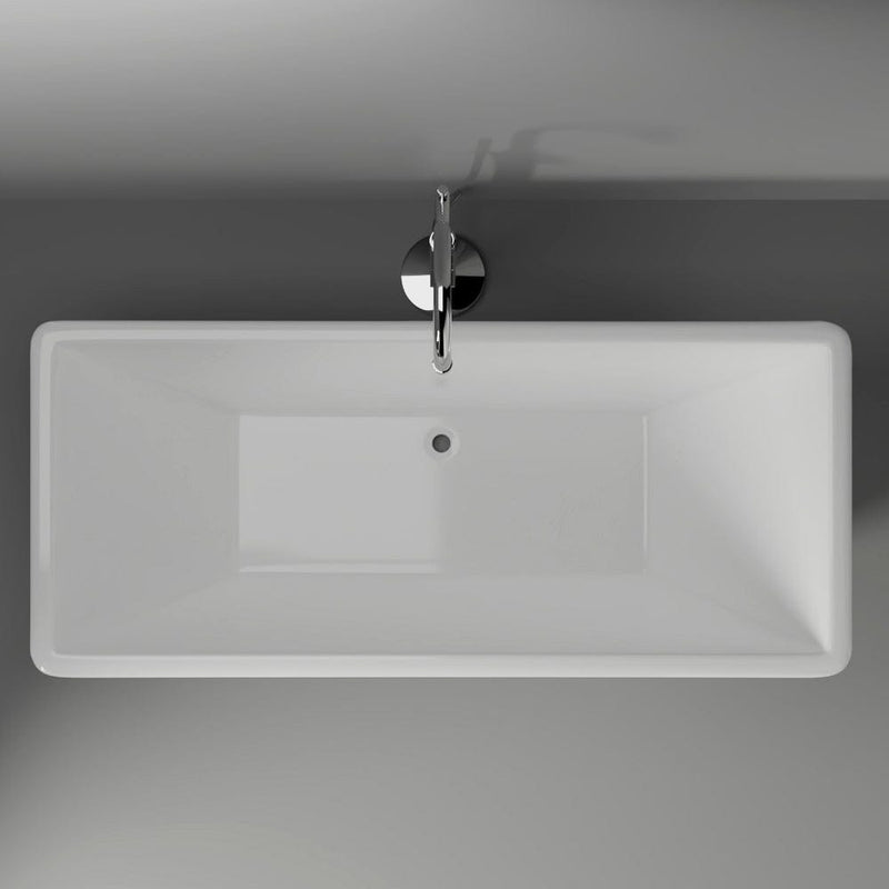 Magnus 136698 Ludlow Acrylic Rectangular Freestanding Tub With Insulation