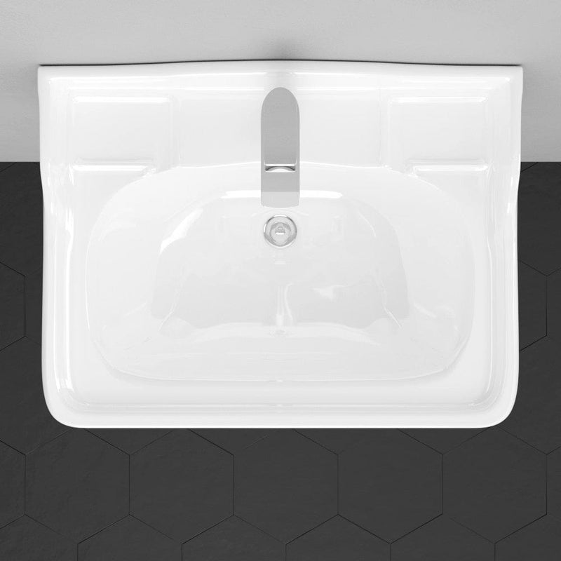 Lyra Vitreous China Pedestal Sink