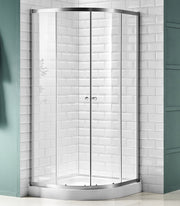 Anzzi SD-AZ050-01BN Mare 35 in. x 76 in. Framed Shower Enclosure with TSUNAMI GUARD in Brushed Nickel - view 2