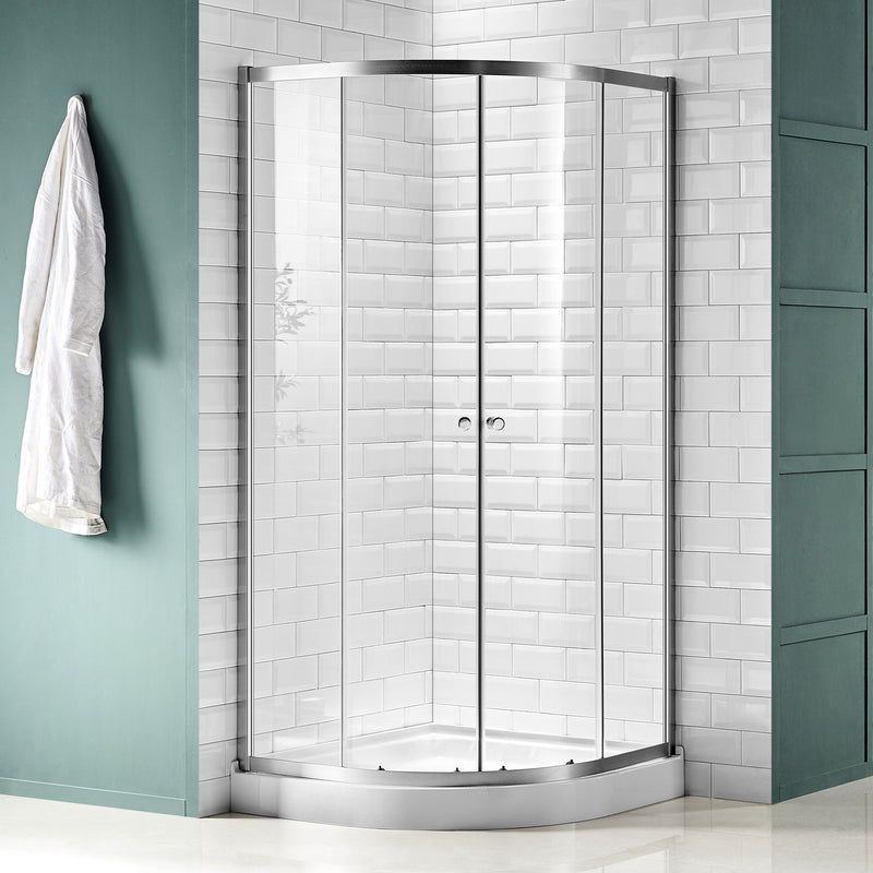 Anzzi SD-AZ050-01BN Mare 35 in. x 76 in. Framed Shower Enclosure with TSUNAMI GUARD in Brushed Nickel - view 5