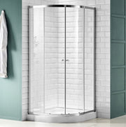 Anzzi SD-AZ050-01BN Mare 35 in. x 76 in. Framed Shower Enclosure with TSUNAMI GUARD in Brushed Nickel Polished - view 7
