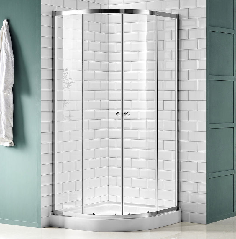 Anzzi SD-AZ050-01BN Mare 35 in. x 76 in. Framed Shower Enclosure with TSUNAMI GUARD in Brushed Nickel Polished - view 7
