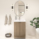 Moreno Bath MT24FS Mason 24" Fluted Freestanding Bathroom Vanity with Sink Top