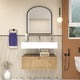 Moreno Bath MT1730 Mason 30" Fluted Floating Wall-Mounted Bathroom Vanity with Reinforced Acrylic Sink