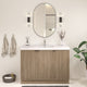 Moreno Bath MT48FS Mason 48" Fluted Freestanding Bathroom Vanity with Sink Top