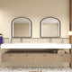 Moreno Bath MT1784D Mason 84" Fluted Floating Wall-Mounted Bathroom Vanity with Reinforced Acrylic Double Sink