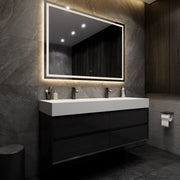 Moreno Bath MAX60B MAX 60" Floating Bathroom Vanity with FLX16 Acrylic Sink/Double Faucet Holes - view 6