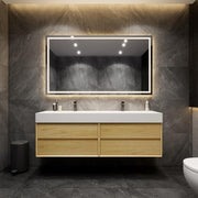 Moreno Bath MAX72 MAX 72" Floating Bathroom Vanity with FLX16 Acrylic Sink/Double Faucet Holes - view 2