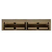 Moreno Bath MAX84 MAX 84" Floating Bathroom Vanity with FLX16 Acrylic Sink/Double Faucet Holes - view 10