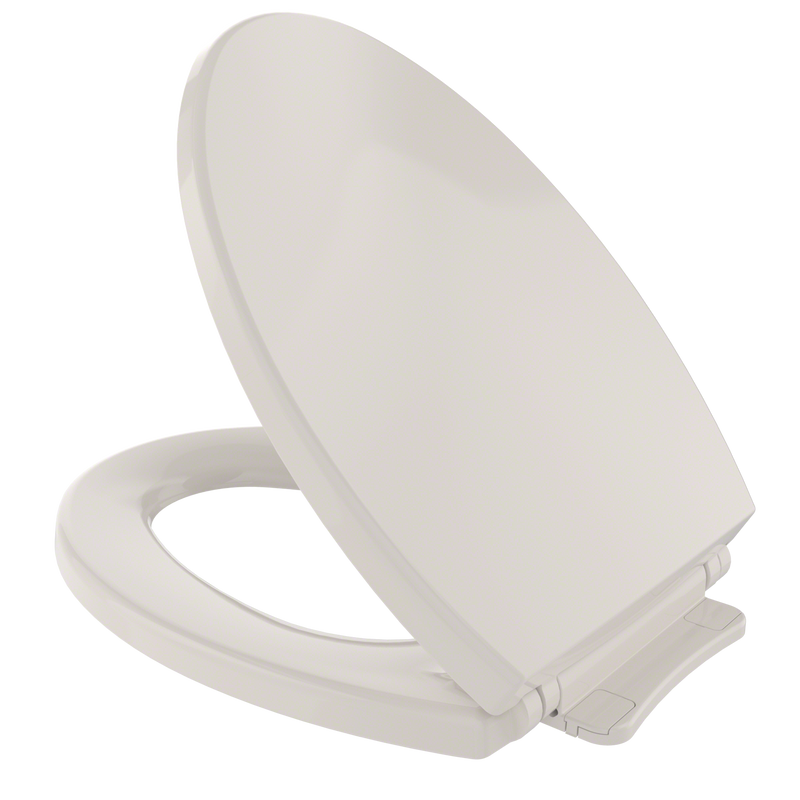 TOTO SS114#12 SoftClose Slow Close Elongated Toilet Seat and Lid, Sedona Beige