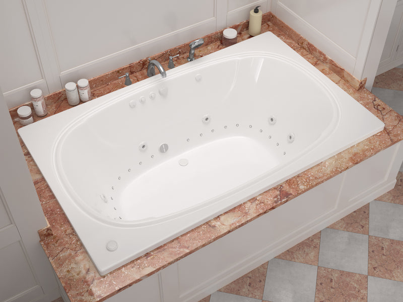 Atlantis Whirlpool 4878CDL Charleston 48 x 78 Rectangular Air & Whirlpool Jetted Bathtub lifestyle