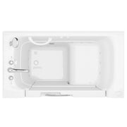 Meditub 2953WCALWA Collection 29 x 52 Left Side Drain Air Jetted Bathtub in White with Aroma and Chroma Therapy - view 4