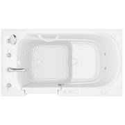 Meditub 3054LWH Collection 30 x 54 Left Drain Quick Fill Walk-In Whirlpool Tub with Powered Fast Drain in White - view 4