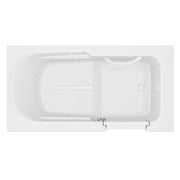 Meditub 3060SIRWA Collection 30 x 59 Right Side Drain Air Jetted Bathtub in White with Easy Step Wide Swing Door - view 4