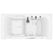 Meditub 3060WCARWH Collection 30 x 60 Whirlpool Jetted Bathtub with Right Drain in White with Powered Fast Drain - view 4