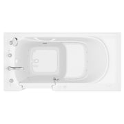 Meditub 3060WILWA Collection 30 x 59 Left Side Drain Air Jetted Bathtub in White with Aroma and Chroma Therapy - view 4