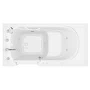 Meditub 3060WILWH Collection 30 x 59 Whirlpool Jetted Bathtub with Left Drain in White with Powered Fast Drain - view 4