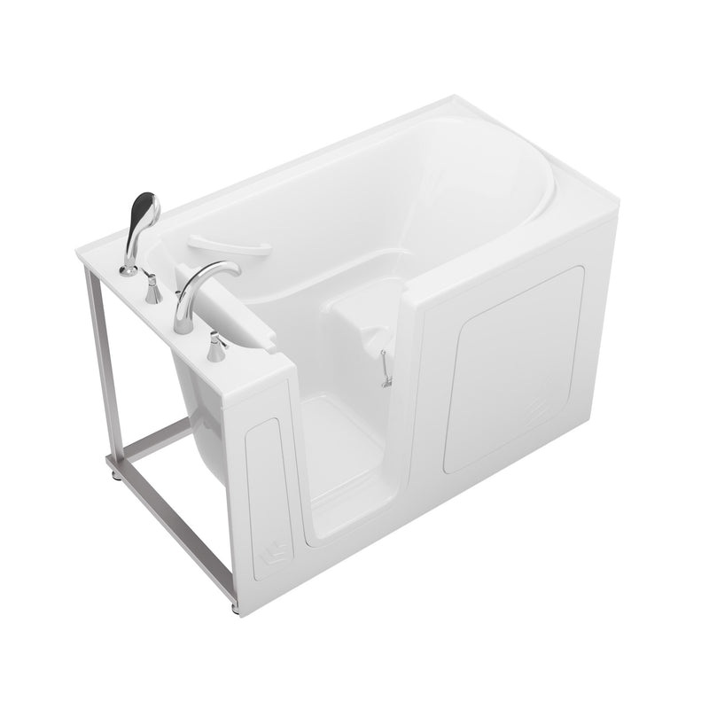 Meditub 3260LWS Collection 32 x 60 Left Drain Quick Fill Walk-In Soaking Tub in White - view 3