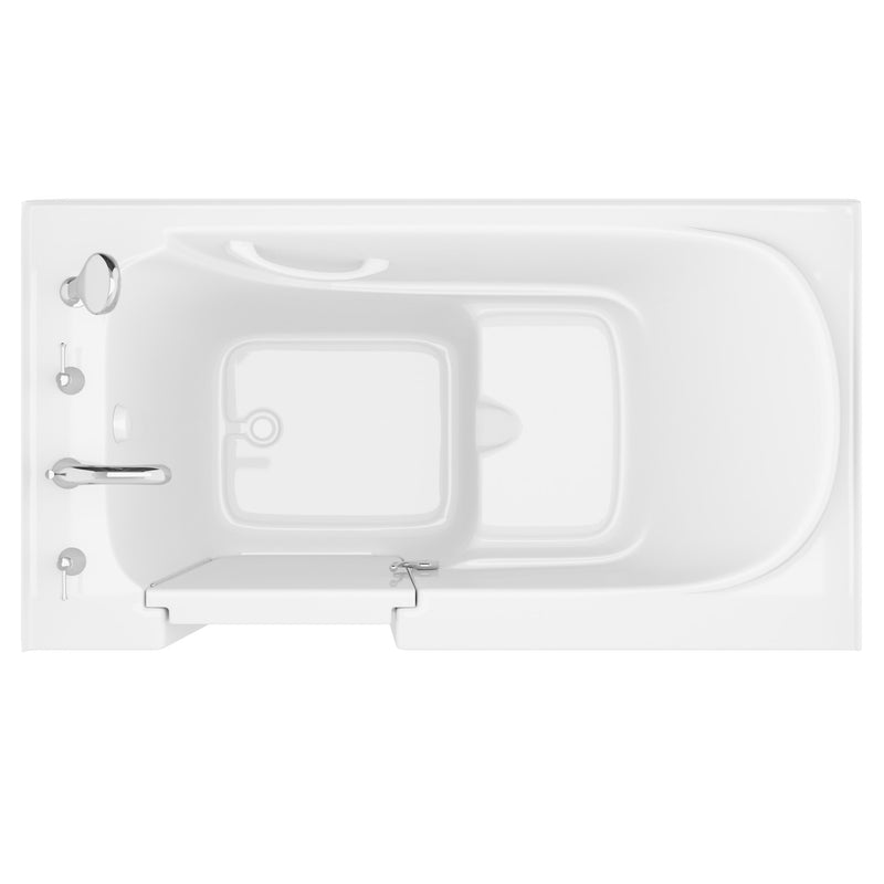 Meditub 3260LWS Collection 32 x 60 Left Drain Quick Fill Walk-In Soaking Tub in White - view 4