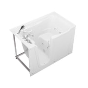 Meditub 3660LWH Collection 36 x 60 Whirlpool Jetted Bathtub with Left Drain in White with Powered Fast Drain - view 3