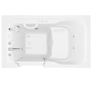 Meditub 3660LWH Collection 36 x 60 Whirlpool Jetted Bathtub with Left Drain in White with Powered Fast Drain - view 4