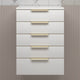 Moreno Bath MILANA-LINEN Milana 20" Floating Linen Cabinet with Drawers in Gloss White