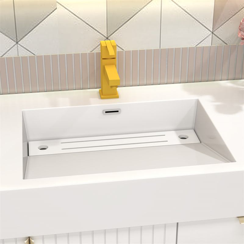 Moreno Bath MILANA48 Milana 48" Floating Bathroom Vanity with Reinforced Acrylic Sink in Gloss White - view 3
