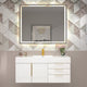 Moreno Bath MILANA48 Milana 48" Floating Bathroom Vanity with Reinforced Acrylic Sink in Gloss White