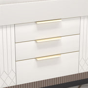 Moreno Bath MILANA72D Milana 72" Floating Bathroom Vanity with Reinforced Acrylic Double Sink in Gloss White - view 3