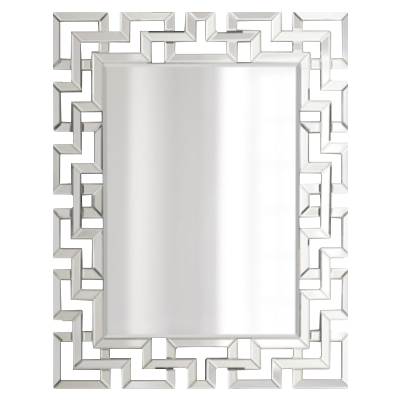 Afina ML-3242-R Modern Luxe 32" W x 42" H Rectangular Openwork Decorative Wall Mirror