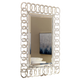 Afina ML-3042-R Modern Luxe 30" W x 42" H Rectangular Openwork Decorative Wall Mirror