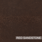 Morden Rectangular Cast Concrete Vessel Sink - Red Sandstone