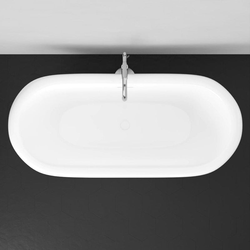 Magnus 138941 Morehead Acrylic Double-Slipper Pedestal Tub With Insulation