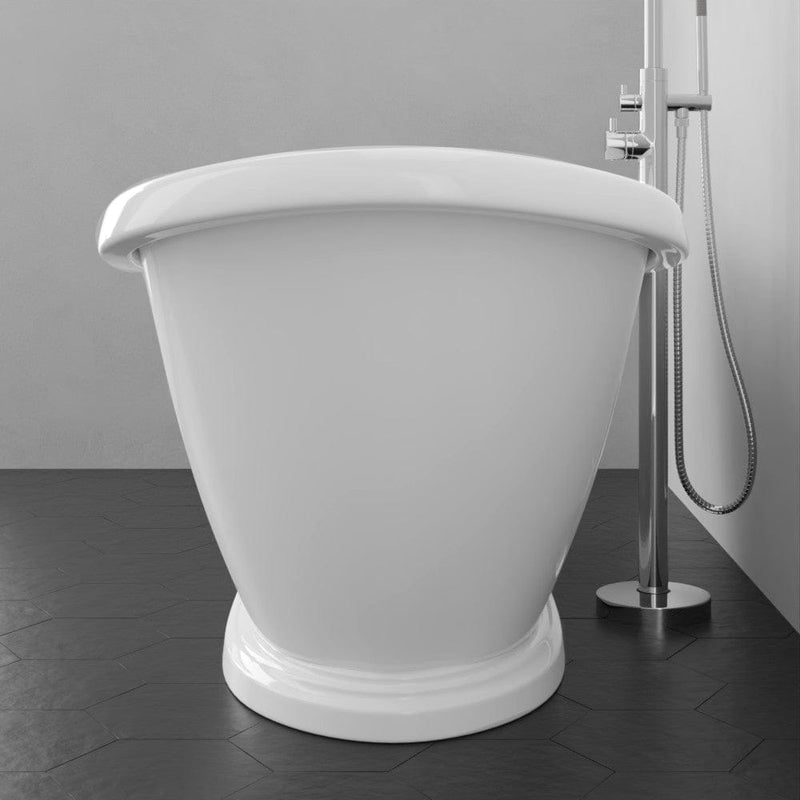 Magnus 138941 Morehead Acrylic Double-Slipper Pedestal Tub With Insulation